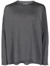 Société Anonyme Sadrsa Round-neck Virgin-wool Jumper In Grau