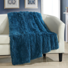 Chic Home Design Juneau Throw Blanket Cozy Super Soft Ultra Plush Decorative Shaggy Faux Fur With Mi In Green