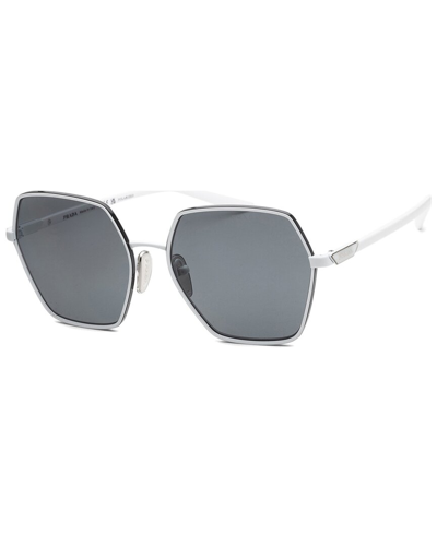 Prada Women's Polarized Sunglasses, Pr 56ys In White