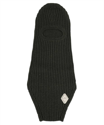 A-cold-wall* A Cold Wall Windermere Knit Balaclava In Green