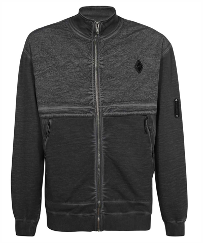 A-cold-wall* A Cold Wall Wash Contrast Zip-up Jacket In Grey