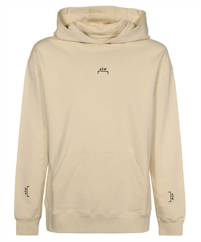 A-cold-wall* A Cold Wall Essential Logo-print Hoodie In Beige