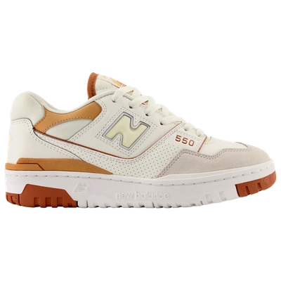 New Balance Womens  550 In White/orange
