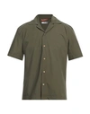 Vandom Man Shirt Military Green Size S Cotton, Elastane