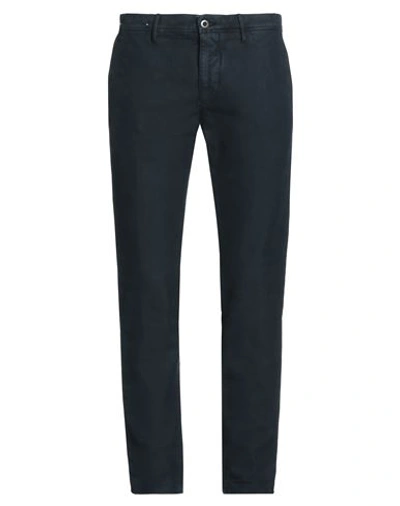 Incotex Man Pants Midnight Blue Size 30 Cotton, Elastane In Blue