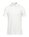 Ballantyne Man Polo Shirt Ivory Size L Cotton In White