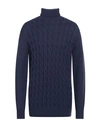 Diktat Man Turtleneck Blue Size Xxl Wool, Acrylic