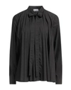 Red Valentino Woman Shirt Black Size 2 Cotton, Polyester