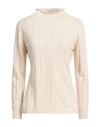 Pianurastudio Woman Sweater Ivory Size Xxl Polyamide, Viscose, Wool, Cashmere In Beige
