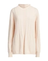 Pianurastudio Woman Sweater Beige Size Xxl Polyamide, Viscose, Wool, Cashmere In White