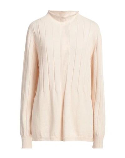 Pianurastudio Woman Sweater Beige Size Xxl Polyamide, Viscose, Wool, Cashmere In White