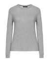 Aragona Woman Sweater Grey Size 10 Cashmere