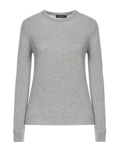 Aragona Woman Sweater Grey Size 10 Cashmere In Grey