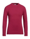 Stilosophy Man Sweater Magenta Size M Acrylic, Wool, Polyamide, Elastane