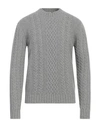 +39 Masq Man Sweater Grey Size 40 Wool