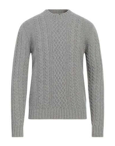+39 Masq Man Sweater Grey Size 36 Wool