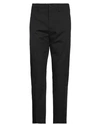 Department 5 Man Pants Black Size 35 Cotton, Elastane