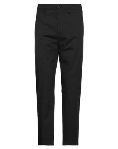 Department 5 Man Pants Black Size 35 Cotton, Elastane