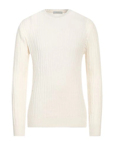 Diktat Man Sweater Cream Size Xl Wool, Acrylic, Polyamide, Elastane In White