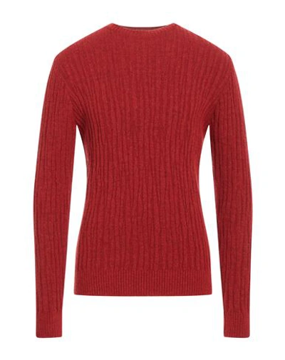 Diktat Man Sweater Red Size Xxl Wool, Acrylic, Polyamide, Elastane