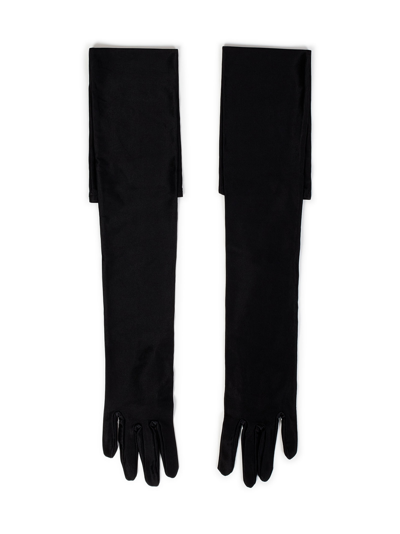 Alexandre Vauthier Long Gloves In Black