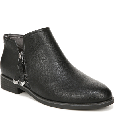 Dr. Scholl's Women's Astir Booties In Black Faux Leather