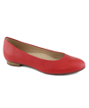 Marc Joseph New York -ferris Flat In Red Napa Soft