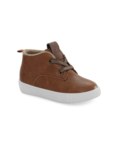 Carter's Toddler Boys Ace Casual Slip-on Style Sneaker In Brown