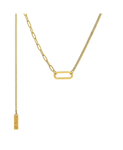 Akalia Double Loving Layered 18k Gold Plated Women's Necklace