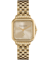 Olivia Burton Women's Soft Square Gold-tone Stainless Steel Bracelet Watch 28mm In Gold