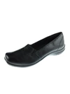 Easy Street Purpose Womens Faux Leather Square Toe Loafers In Black