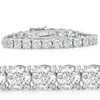 Pompeii3 20 Ct Lab Grown Diamond Tennis Bracelet 14k White Gold 7" In Multi