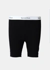 Sporty And Rich Black 80s Runner Biker Shorts In Black