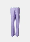 SPORTY AND RICH SPORTY & RICH PURPLE SERIF LOGO PYJAMA PANTS