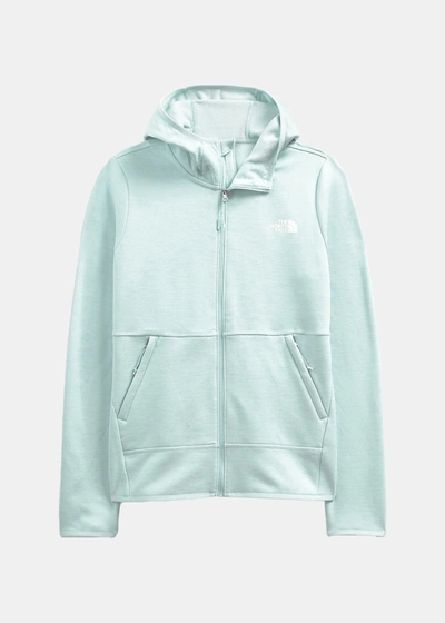 The North Face Box Logo Nse Pullover Hoodie In Skylight Blue White Heather