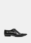 UMA WANG UMA WANG BLACK LACE-UP DERBY SHOES