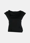 UNDERCOVER UNDERCOVER BLACK CUT-OUT TANK TOP