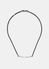 Werkstatt:münchen Werkstatt Munchen Choker Bird Flight M3856 In Silver