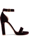 RUPERT SANDERSON PRECIOSA VELVET SANDALS