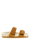 Gia Borghini Strap Sandals Sole Toe Rubber In Brown