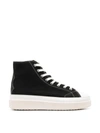 Isabel Marant Lace-up High-top Sneakers In Black