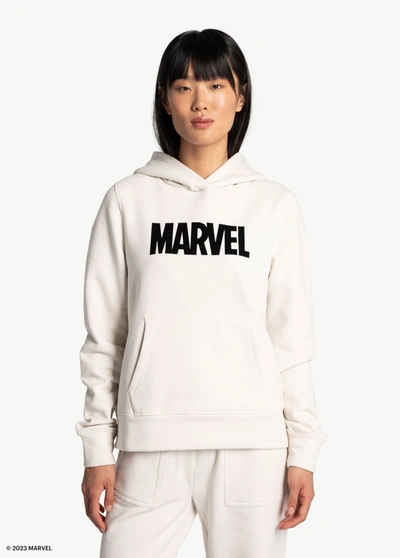 Lole Easy Fleece Hoodie In Marvel Cream Icone