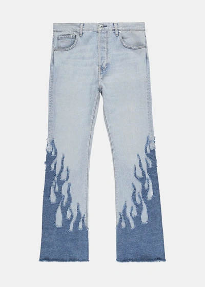 Gallery Dept. La Blvd Flared Jeans In Indigo
