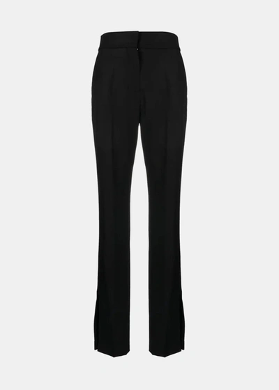 Jacquemus Black Tibau Slit Trousers