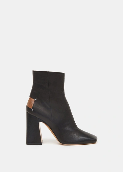 Maison Margiela Four Stitches 100mm Ankle Boots In Black