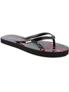 JUICY COUTURE ZAMIA WOMENS PRINTED SLIP ON FLIP-FLOPS