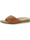 Dr. Scholl's Shoes Originalist 2 Womens Canvas Slip-on Slide Sandals In Brown
