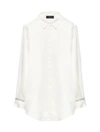 Fabiana Filippi Long-sleeve Satin Shirt In Rafia
