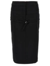 Jacquemus La Jupe Caraco Wool Crepe Midi Skirt In Black