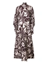 La Doublej Magnifico Dress In Patterned Ecru